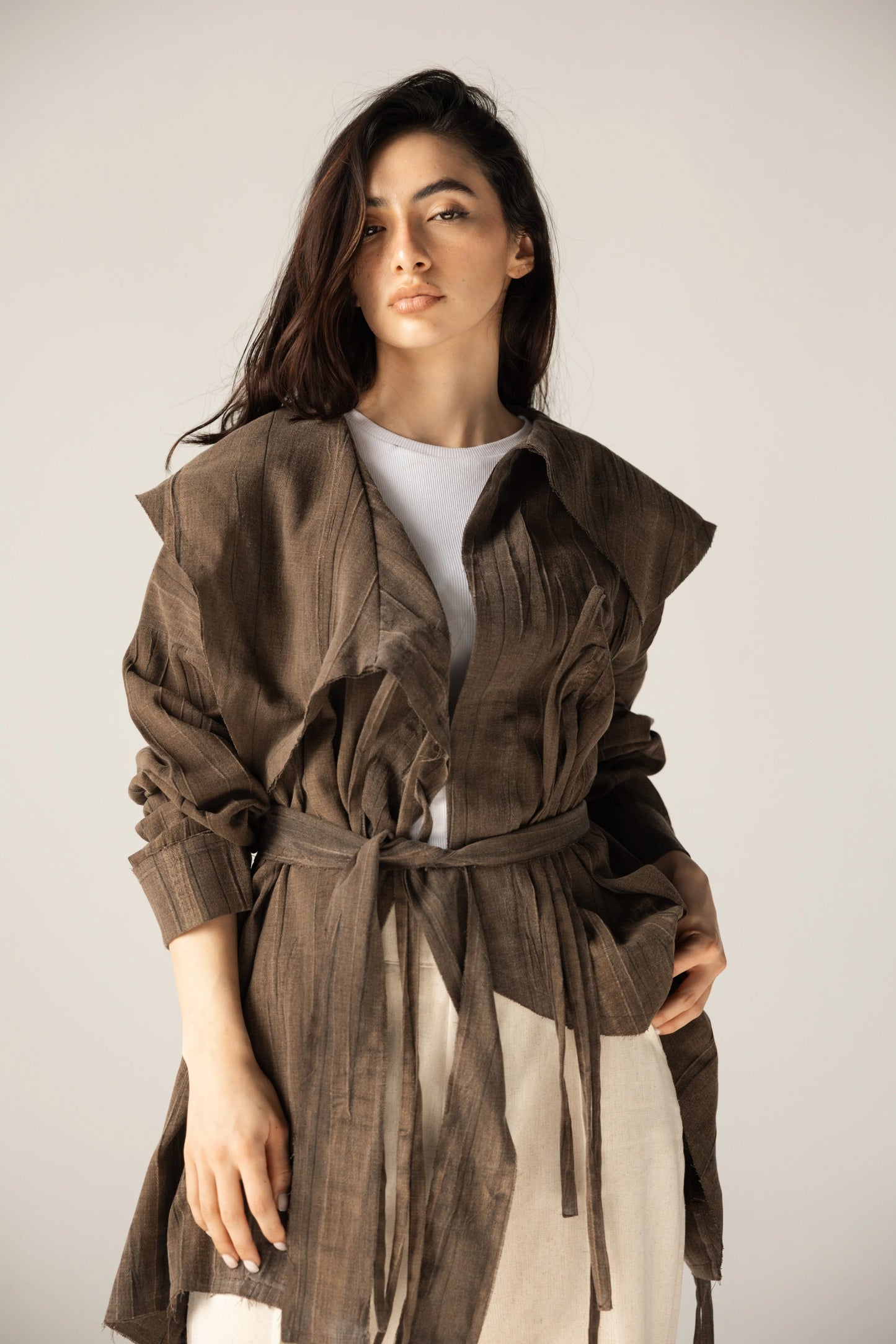 Mocha girl cardigan - AB Essentials