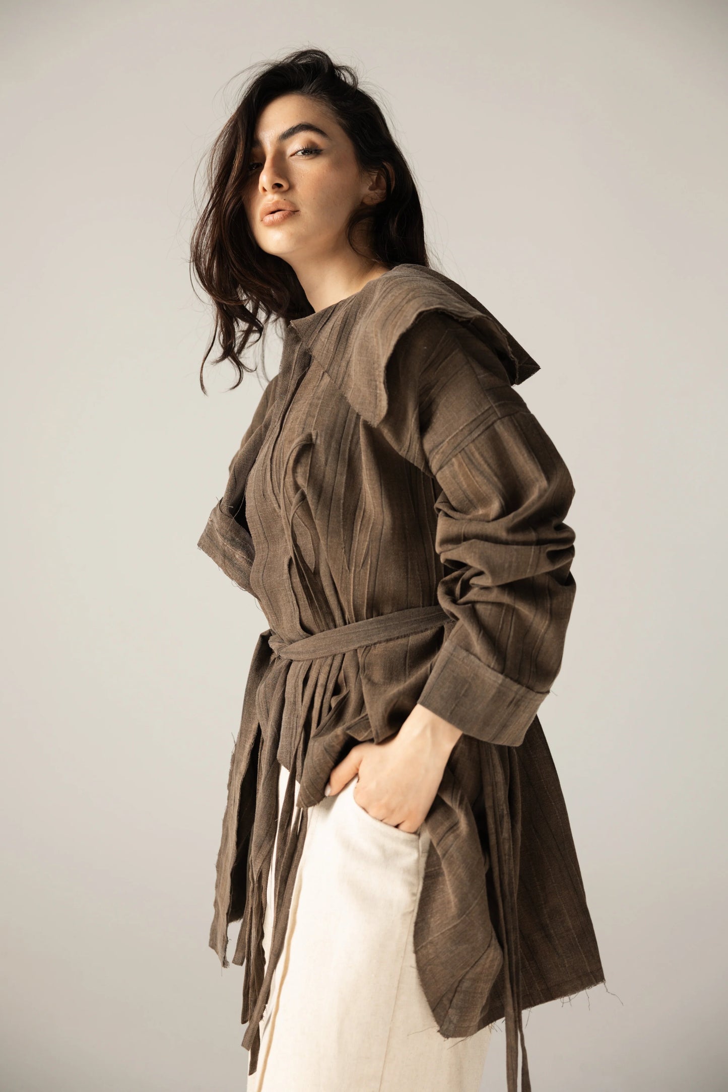Mocha girl cardigan - AB Essentials