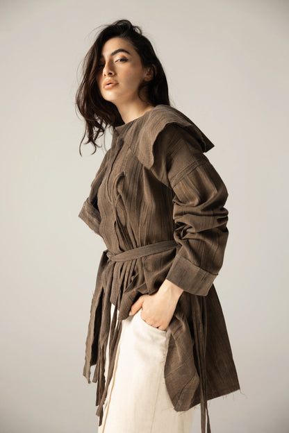 Mocha girl cardigan - AB Essentials