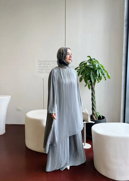 The pleat fall set - Modesty