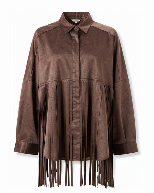 HBShop garment image: Move on shirt - Dalia Omar, BROWN