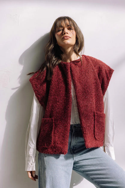 Shimmer base edit vest - Wajad