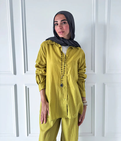 Sufeya Linen Shirt - Zeyylan
