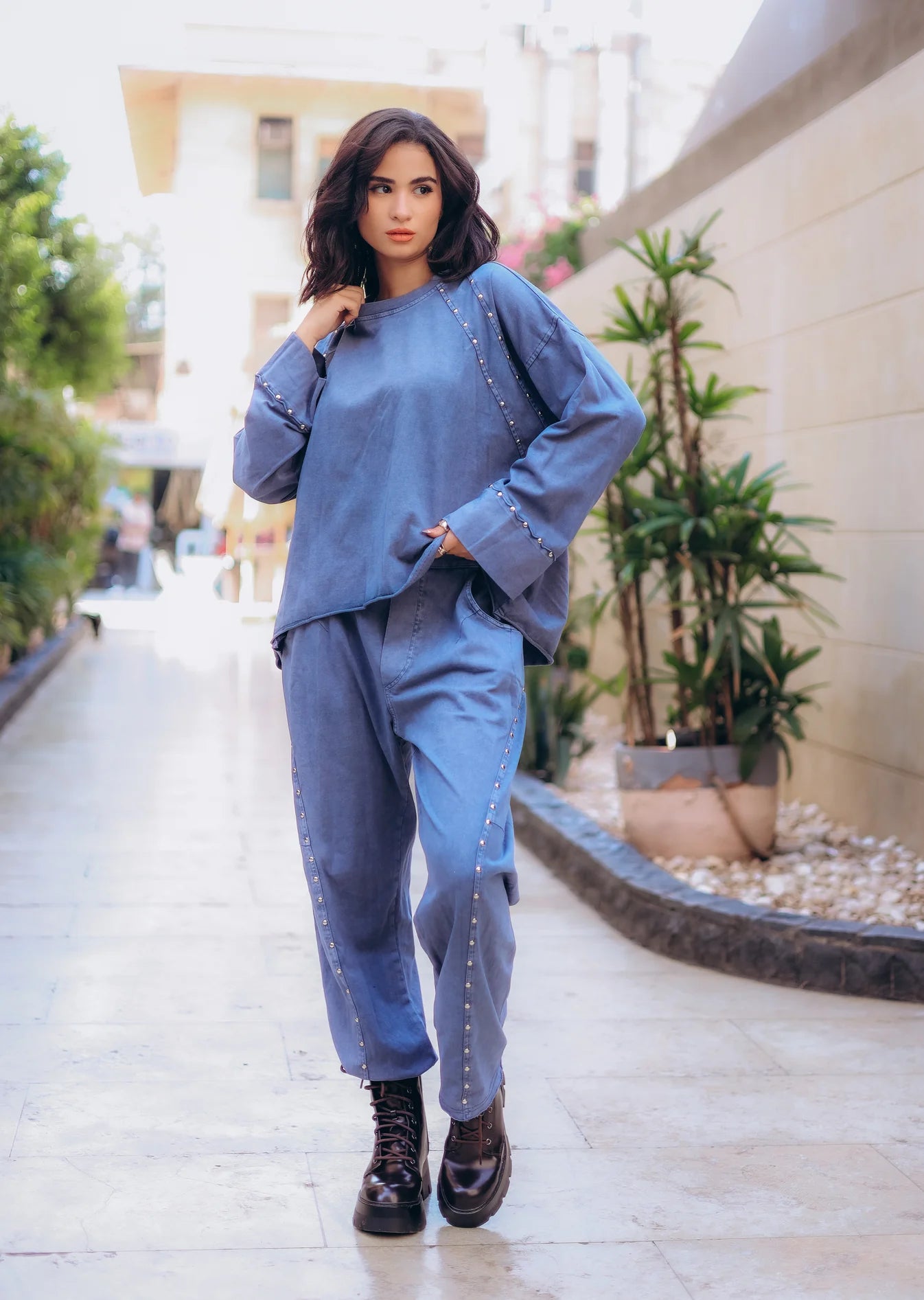 Studs washed set - jeno