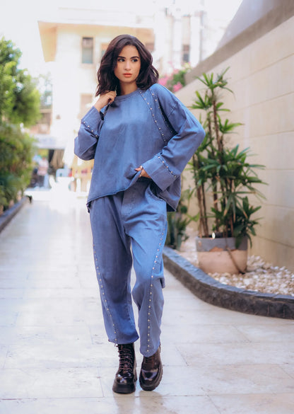 Studs washed set - jeno