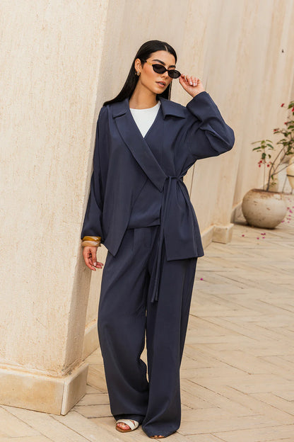 Draped Tailored Set - Tamaa
