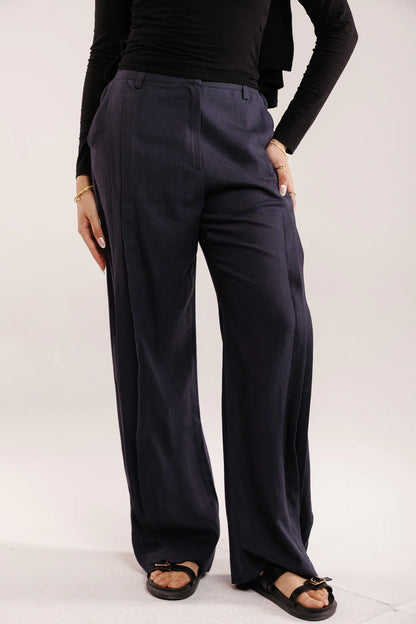 Drift linen pants - Peach and mint