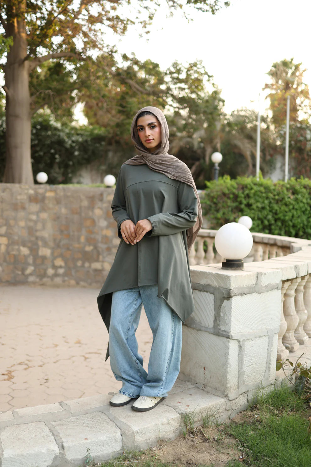 Top with long side - Taji Designs