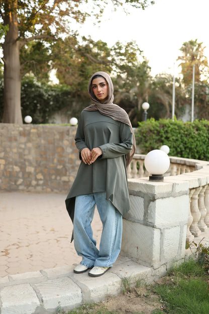 Top with long side - Taji Designs