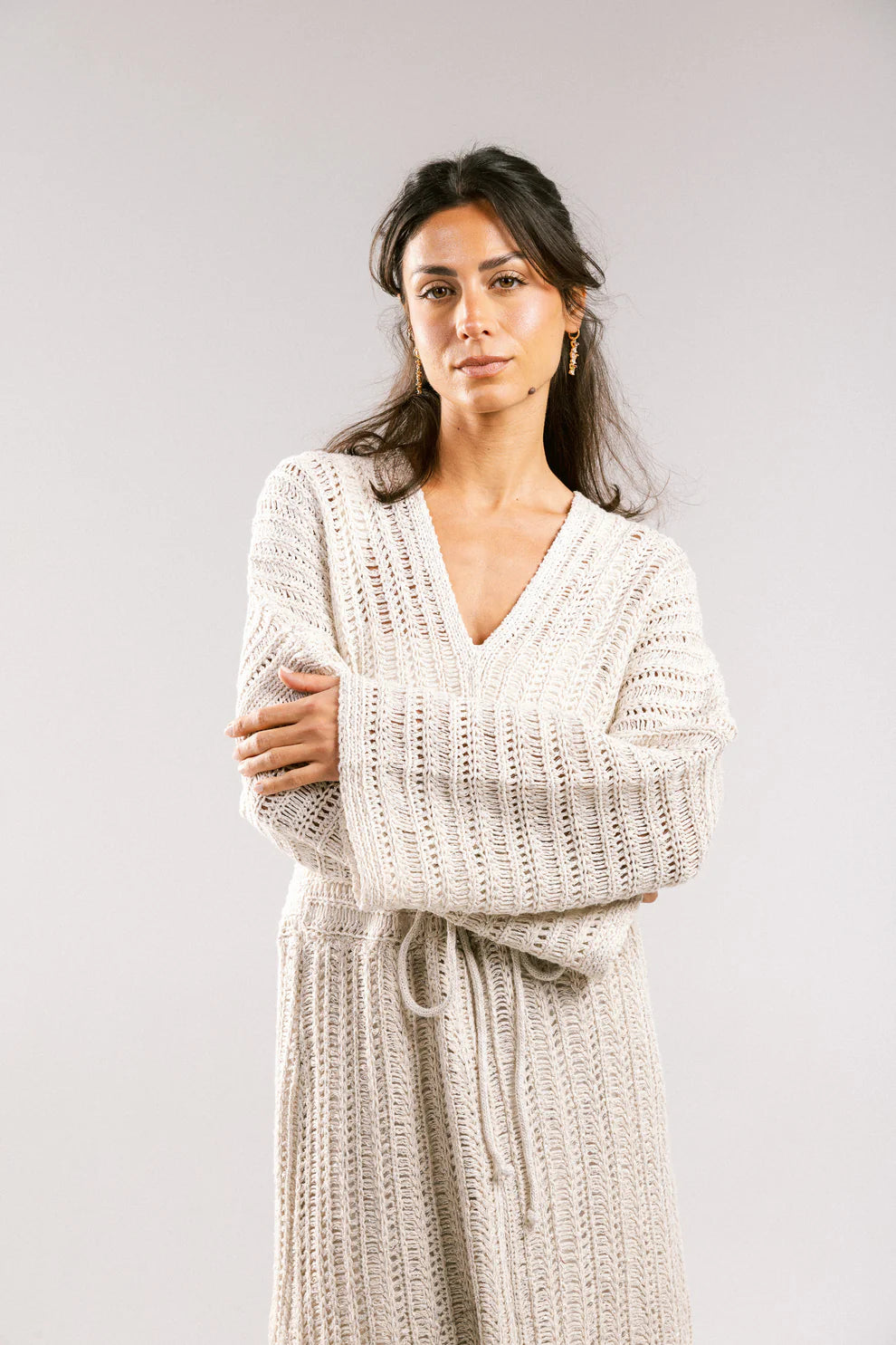 Sunbeam Crochet Coverup Dress - Amalia