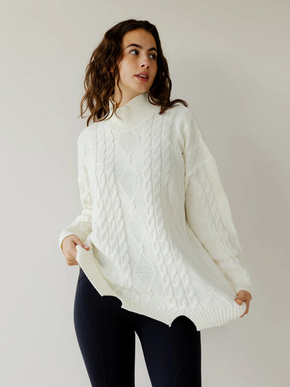 Twisted-cable-sweater - Ascia
