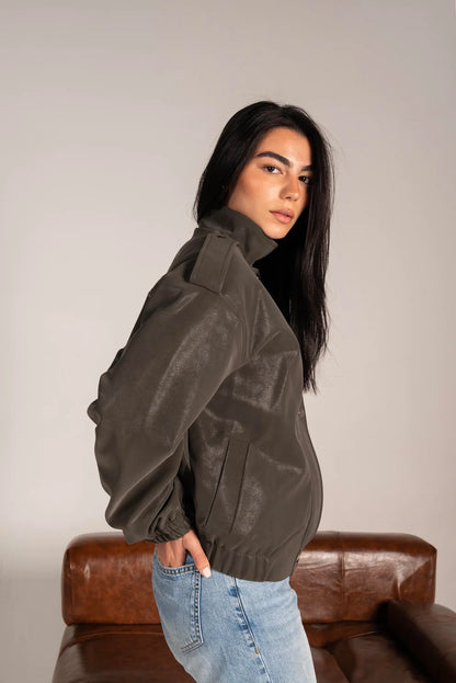 The leather bomber - Nawara