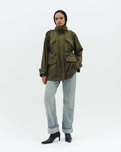 Drawstring jacket - Double anne