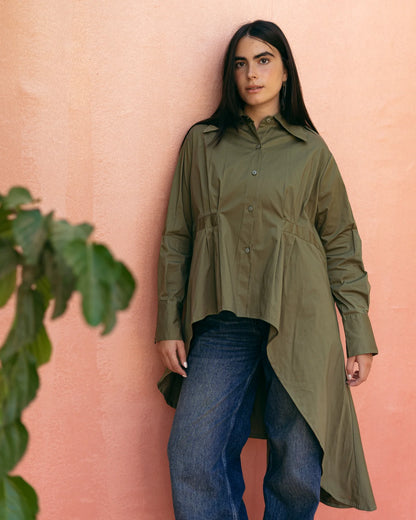 Flow Poplin shirt - Jeno