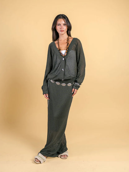 Knit set -Caj