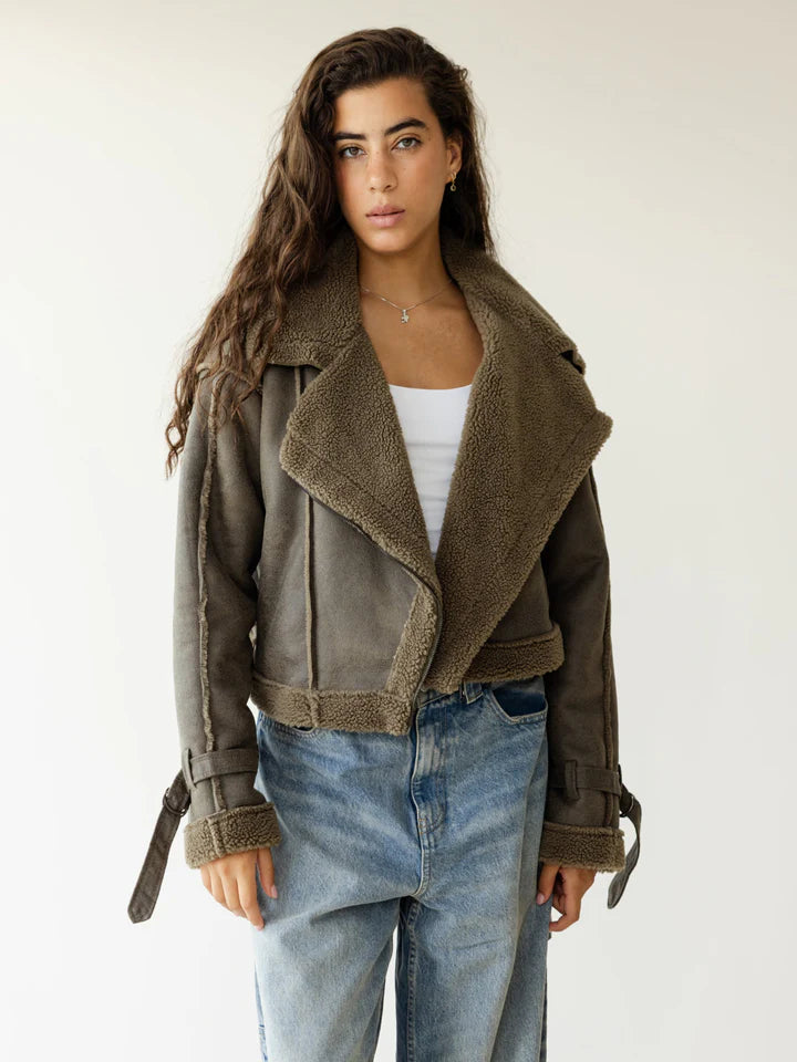 Fleece Biker Jacket - Ascia