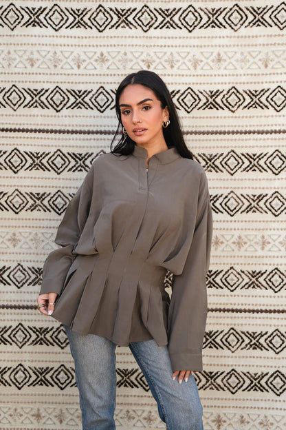 Leen peplum blouse - With elan