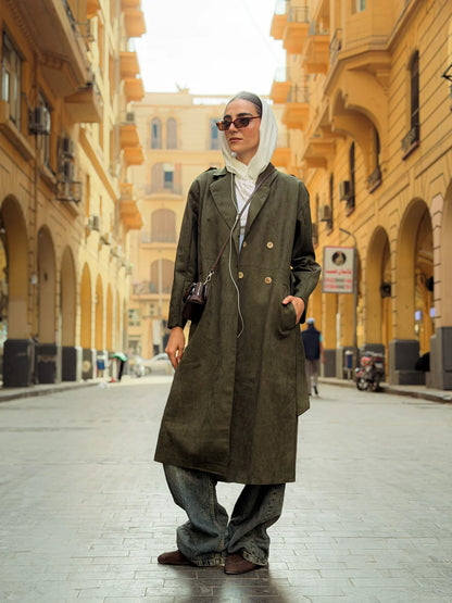 Long suede coat - CAJ