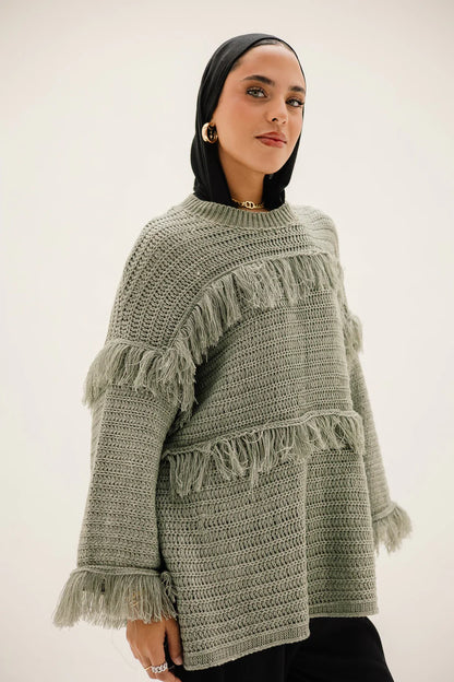 Layered fringes - Maison taj