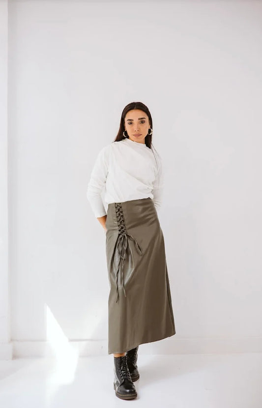 Leather Skirt - Notch