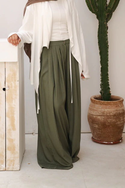 Day light linen pants - Double anne