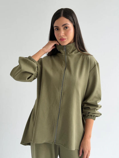 Pleated back set - Chiffon