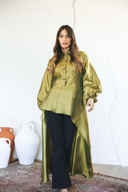 Flow taffeta top - Jeno