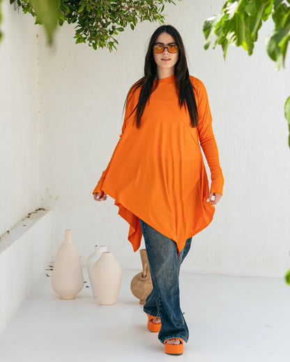Asymmatric summer top - Jeno