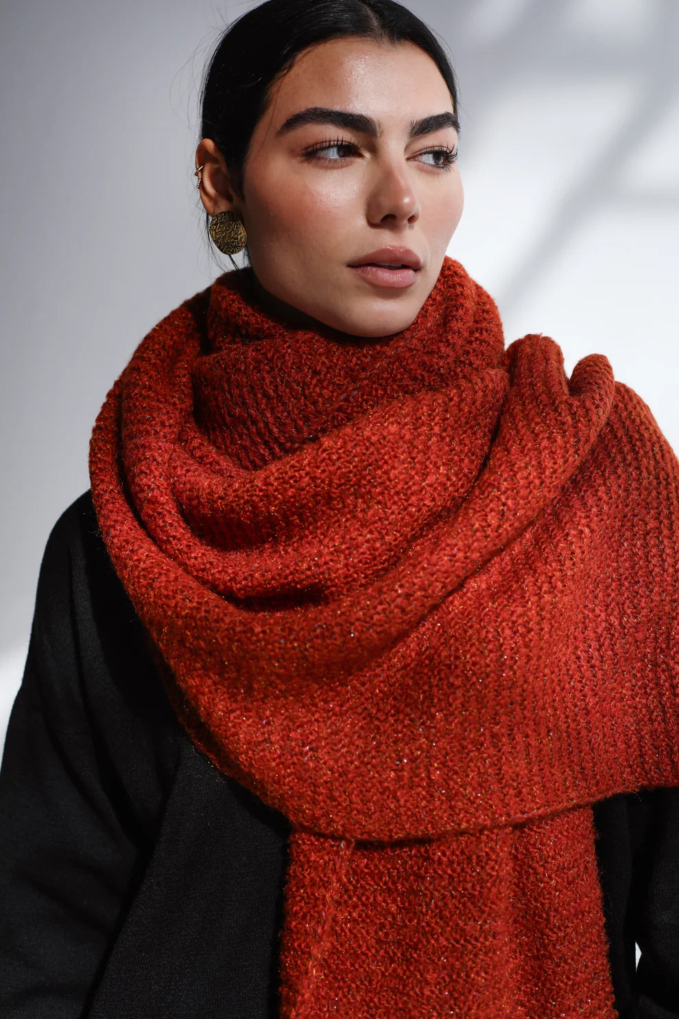 winter chill knit scarf - Amalia