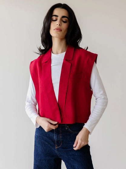 Linen vest - Ascia