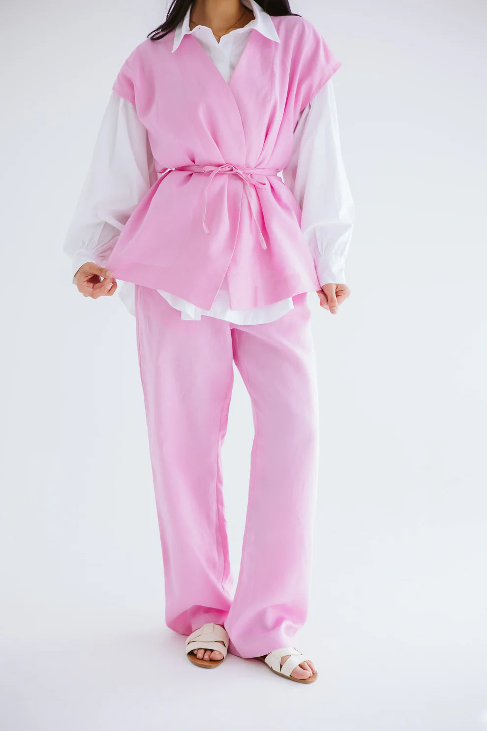 Beach vibes linen pants - Amalia