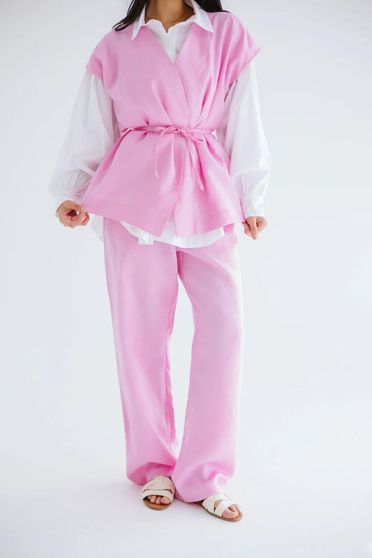 Beach vibes linen shirt - Amalia