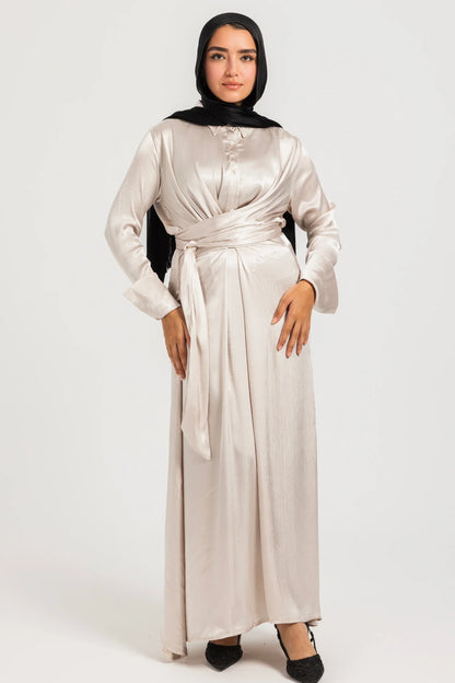 Aaliyah Silk Dress - Honna