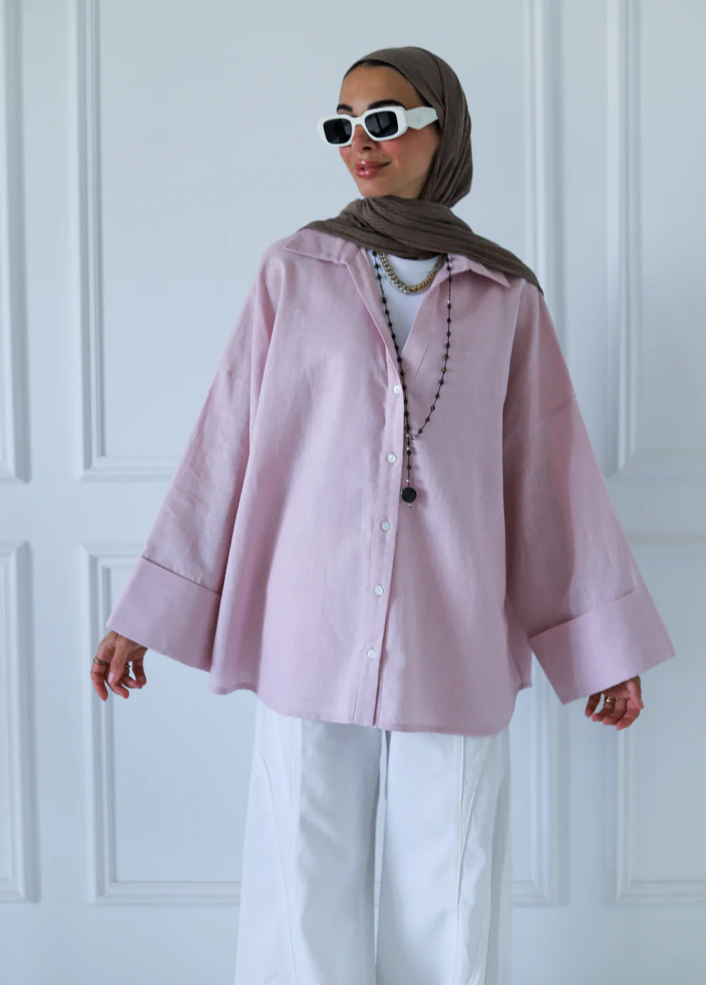 luna linen shirt - zeyylan