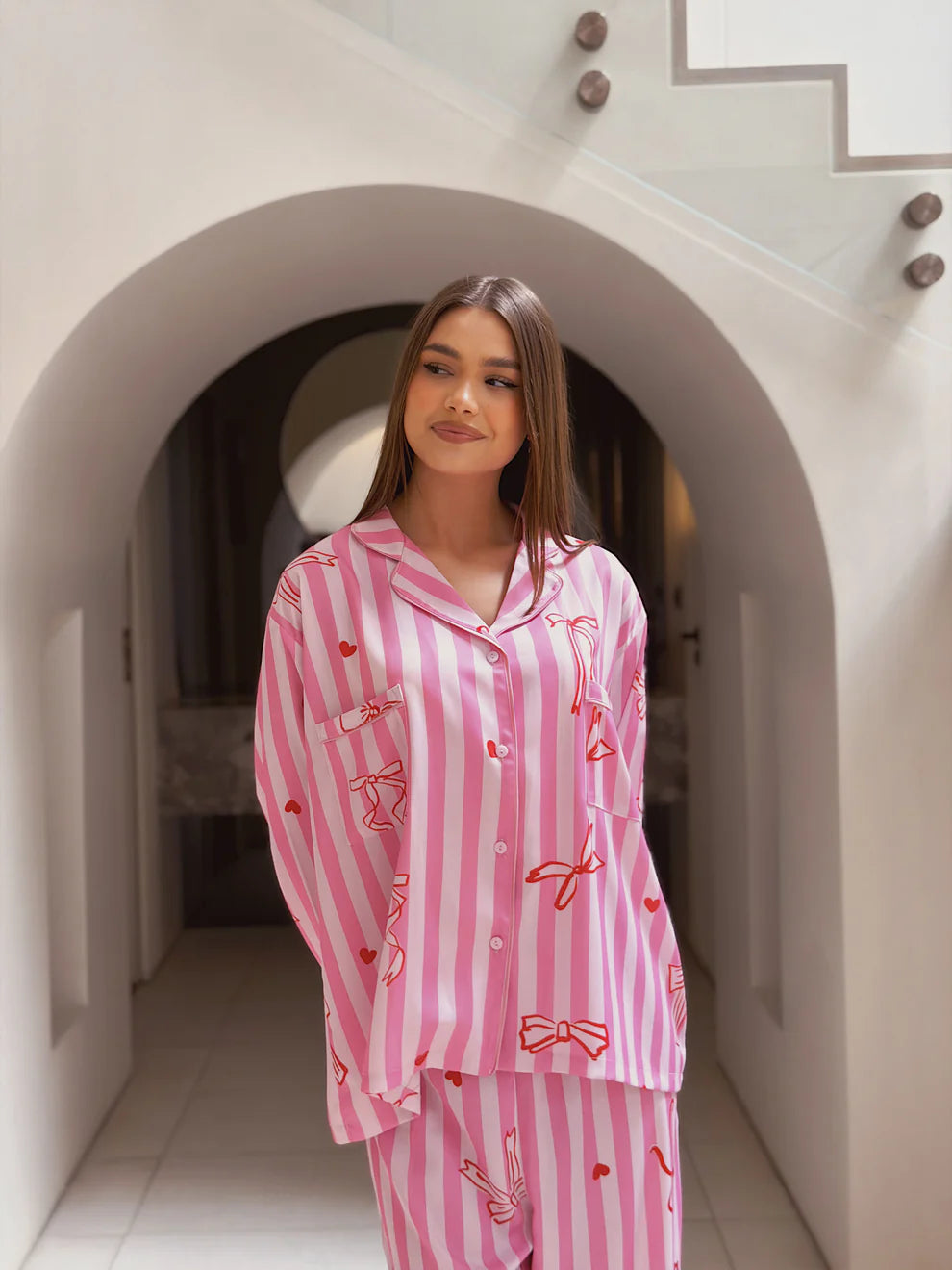 Self love satin Berry Bow - NK Designs