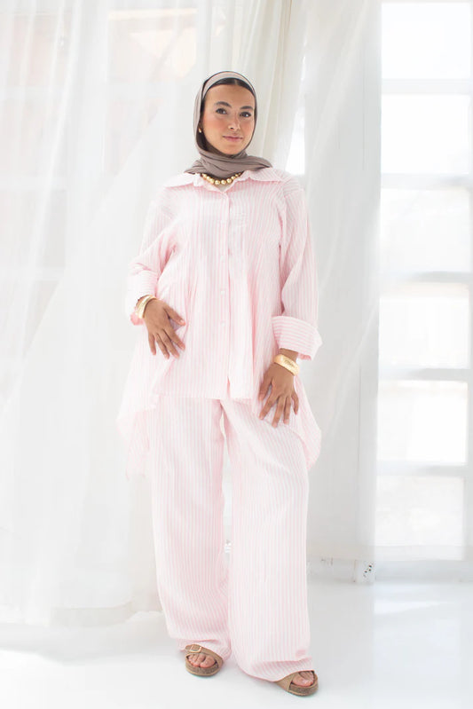 Stripped Popline Set - Yasofia