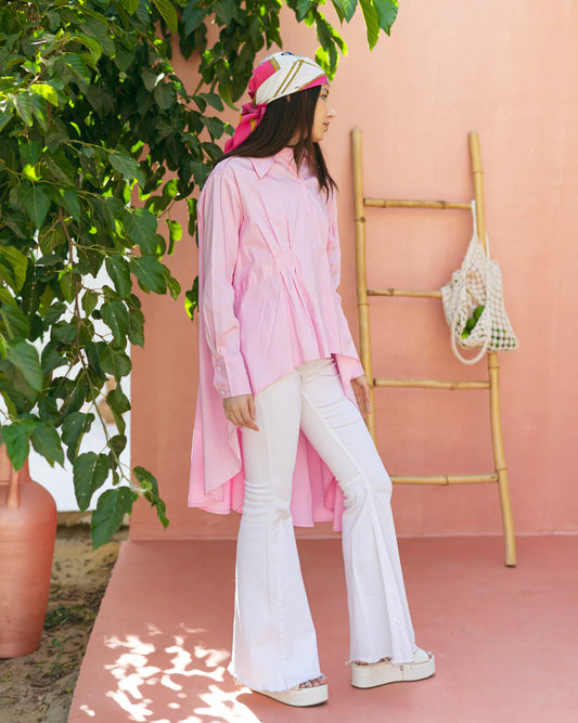 Flowy poplin shirt - Jeno