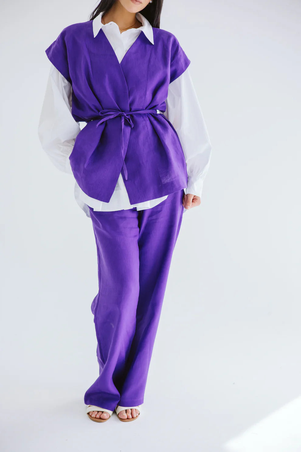 Beach vibes linen pants - Amalia