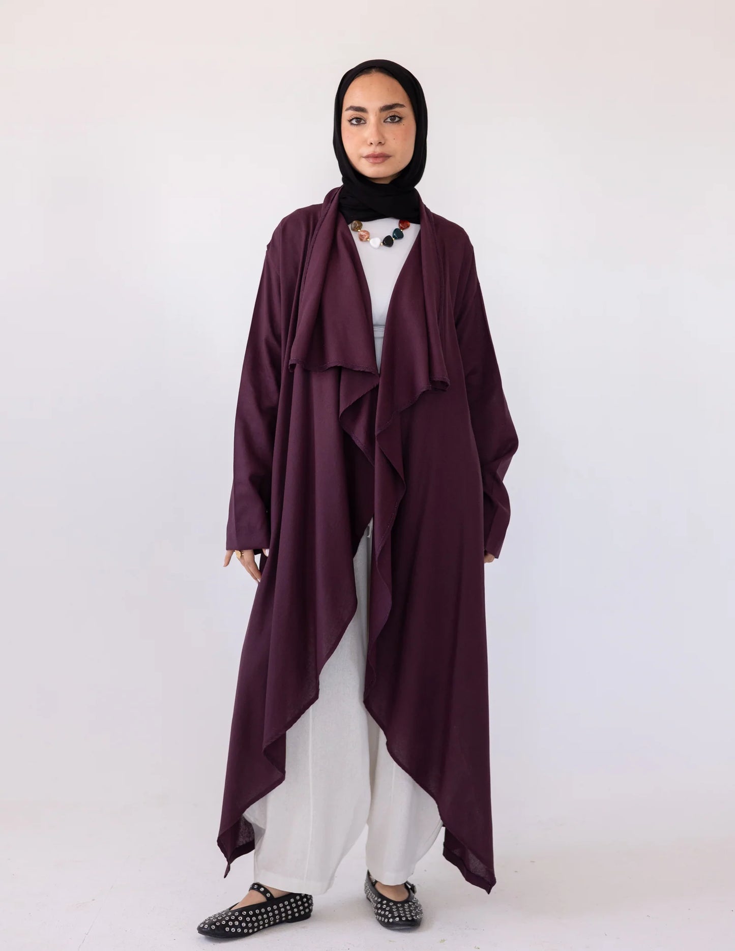 Zyra Linen Cardigan - Khadija Hijab