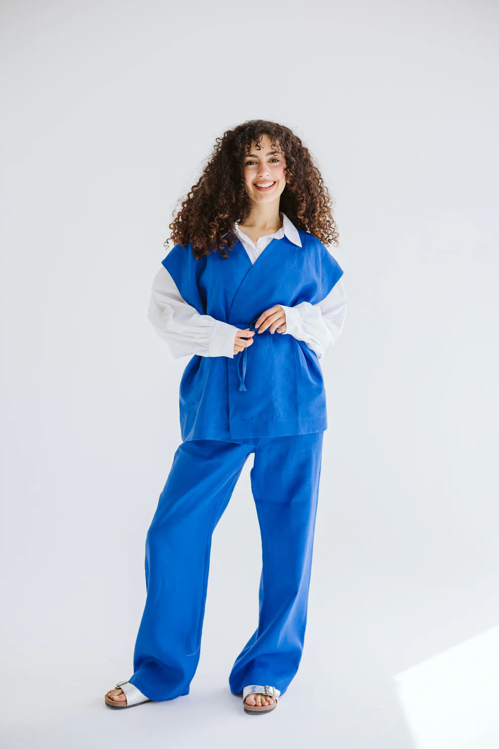 Beach vibes linen pants - Amalia