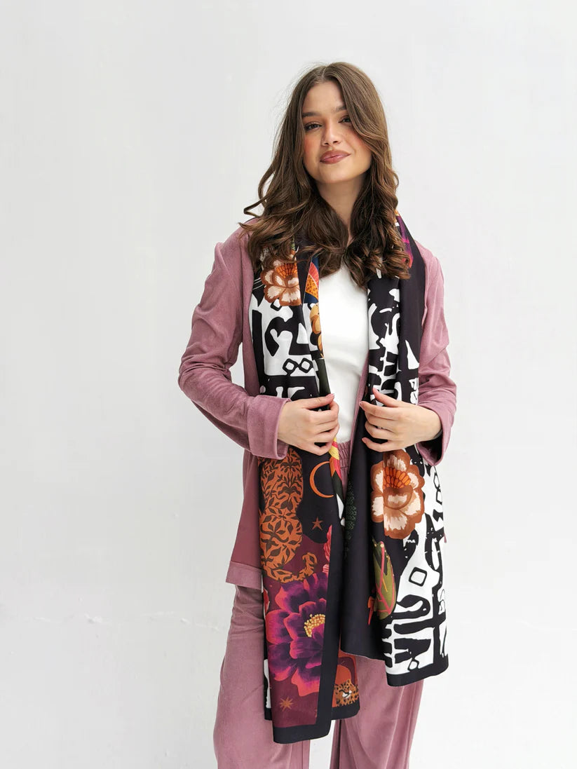 Rust wool scarf - Nk Designs