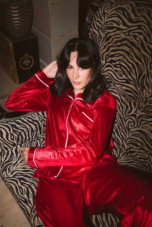 Velvet dreams with line - Femme