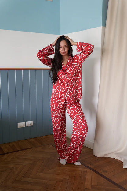 Red Hearts - Femme