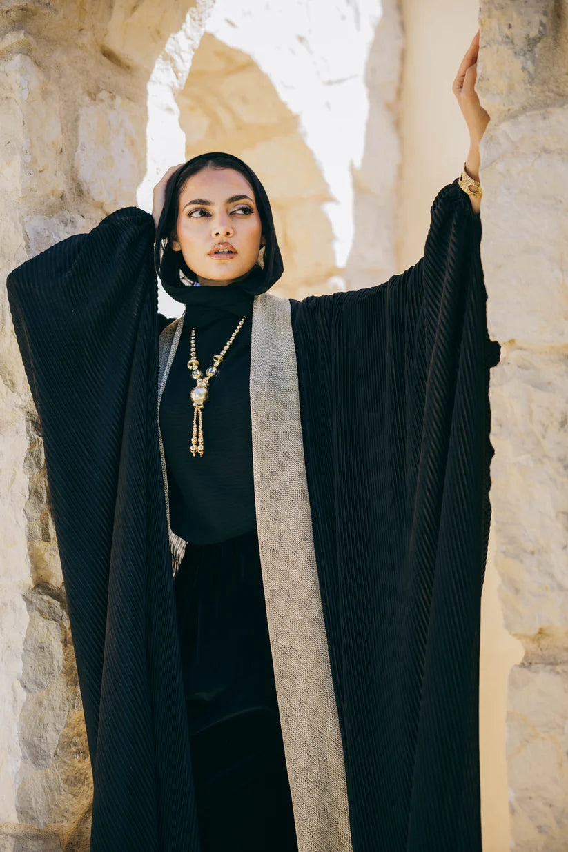 Amira back drape kaftan - Taji designs