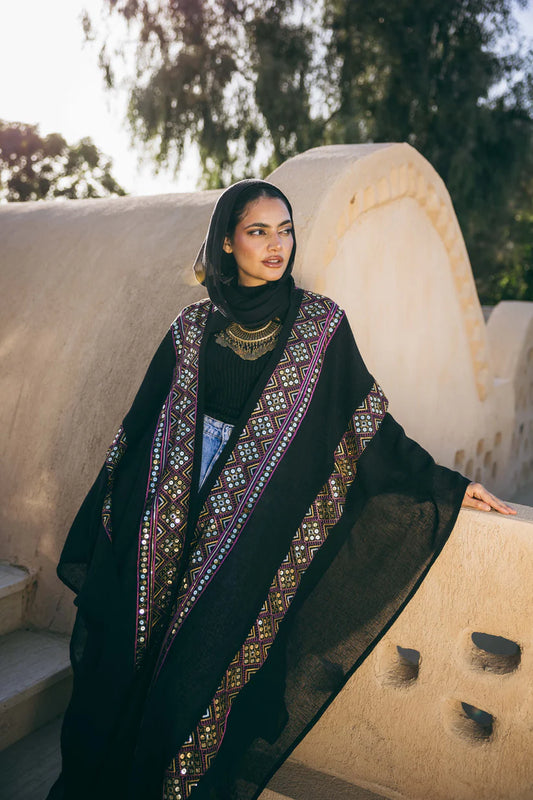 Musk linen kaftan - Taji designs