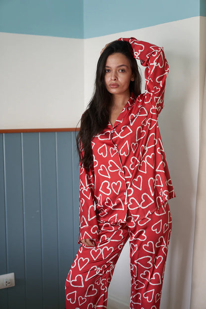Red Hearts - Femme