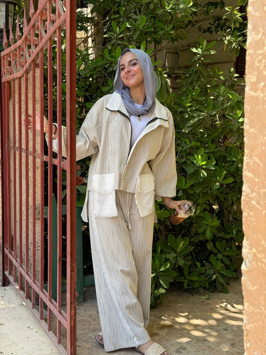 Linen pockets set - Taji designs