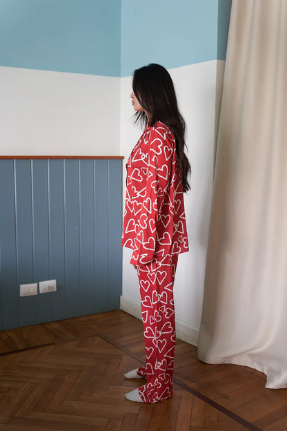 Red Hearts - Femme