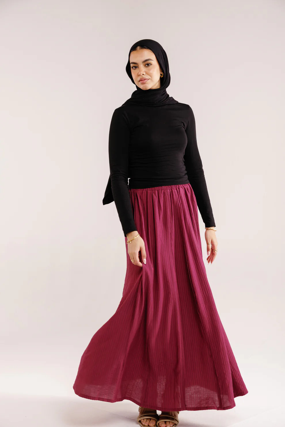 The sway skirt - Peach and mint