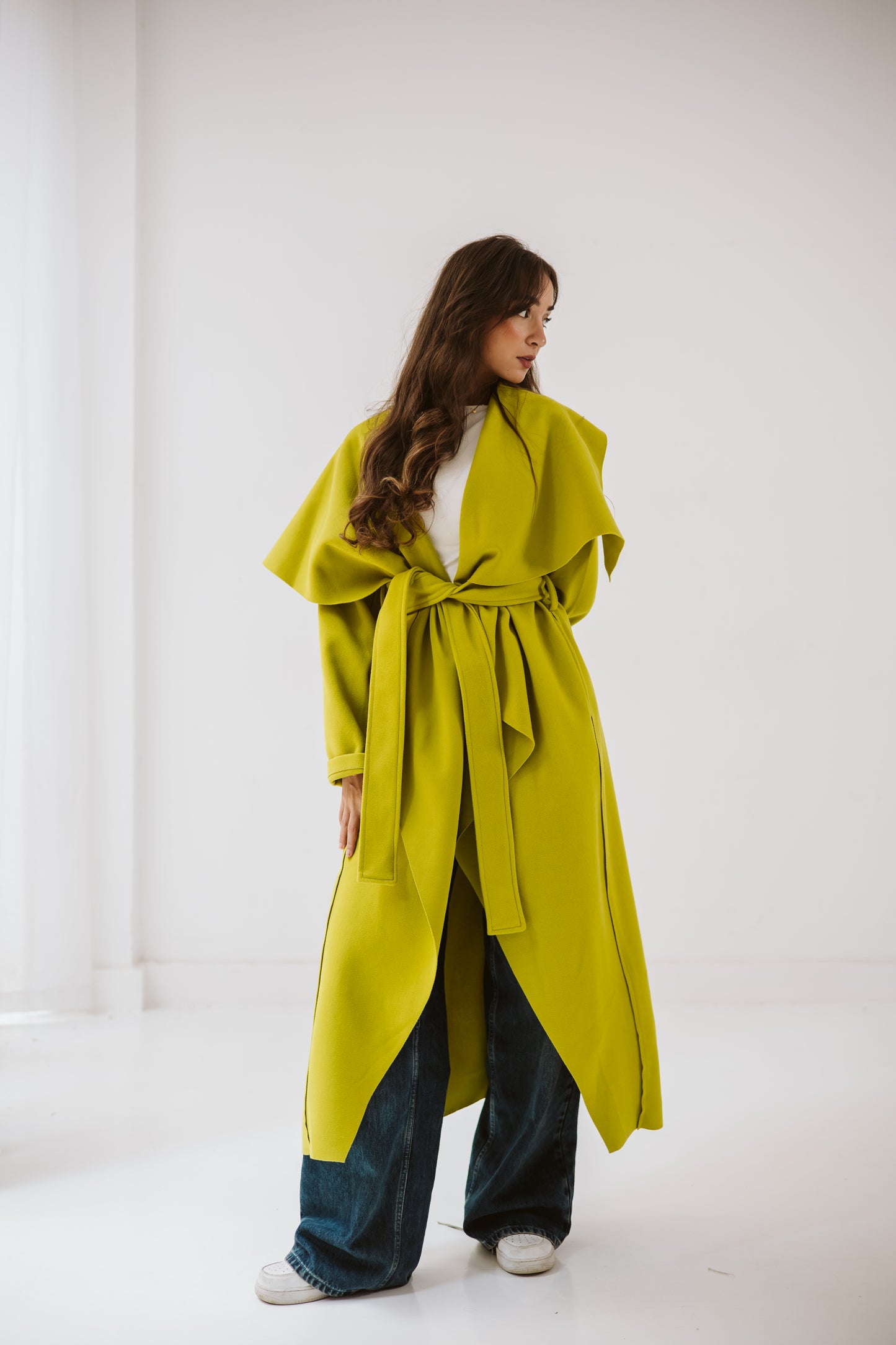 Ruffled Coat- Roaia Studio